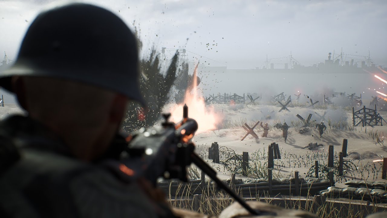 Squad 44 - MG42 Utah Beach Massacre [GER Comms/ENG Subs]