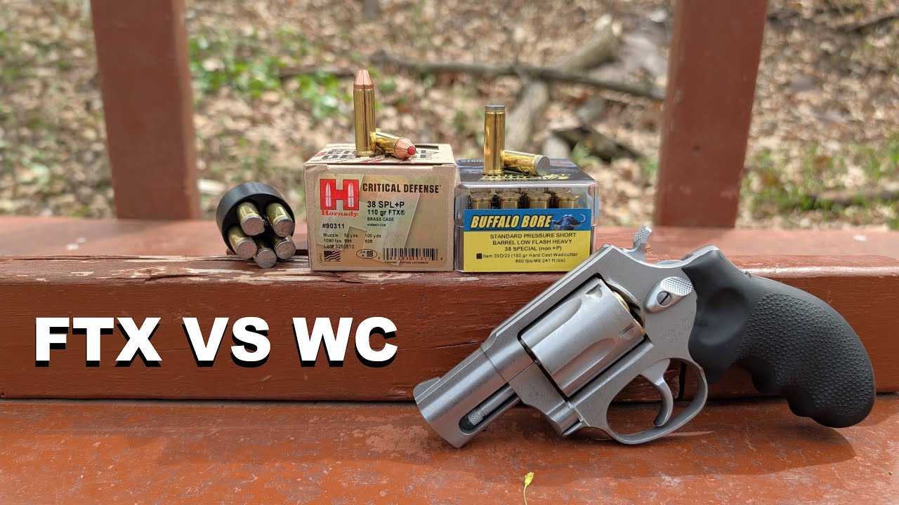 🤯Heavy Clothing Stops .38 Wadcutter?!? PART 2 - Hard Cast Wadcutter & Hornady Critical Defense .38 👍