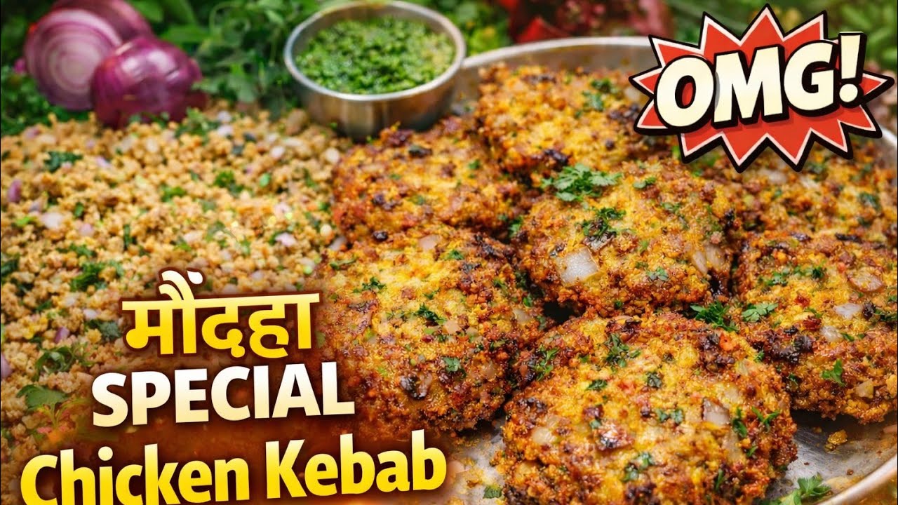 Maudaha special Soft  Tasty Chicken Kabab Recipe | चिकन कबाब बनाने का आसान तरीका | Chicken Kabab | 