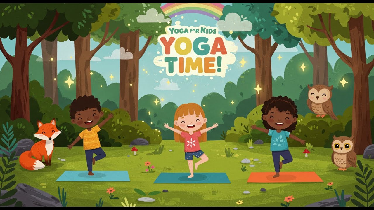 Yoga for Kids | Fun Beginner Poses for Flexibility, Relaxation & Stretching!