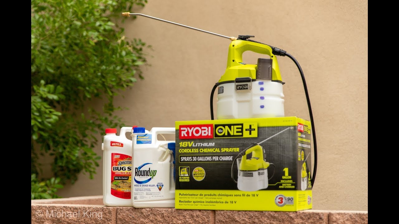 Ryobi 18 Volt Chemical Sprayer Review