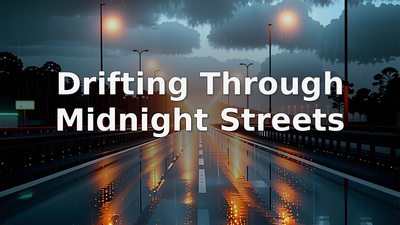 Drifting Through Midnight Streets | Hypnotic Night Drive Deep House