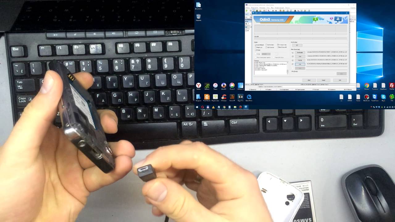 Samsung GT-S5830i прошивка через Odin (как прошить)