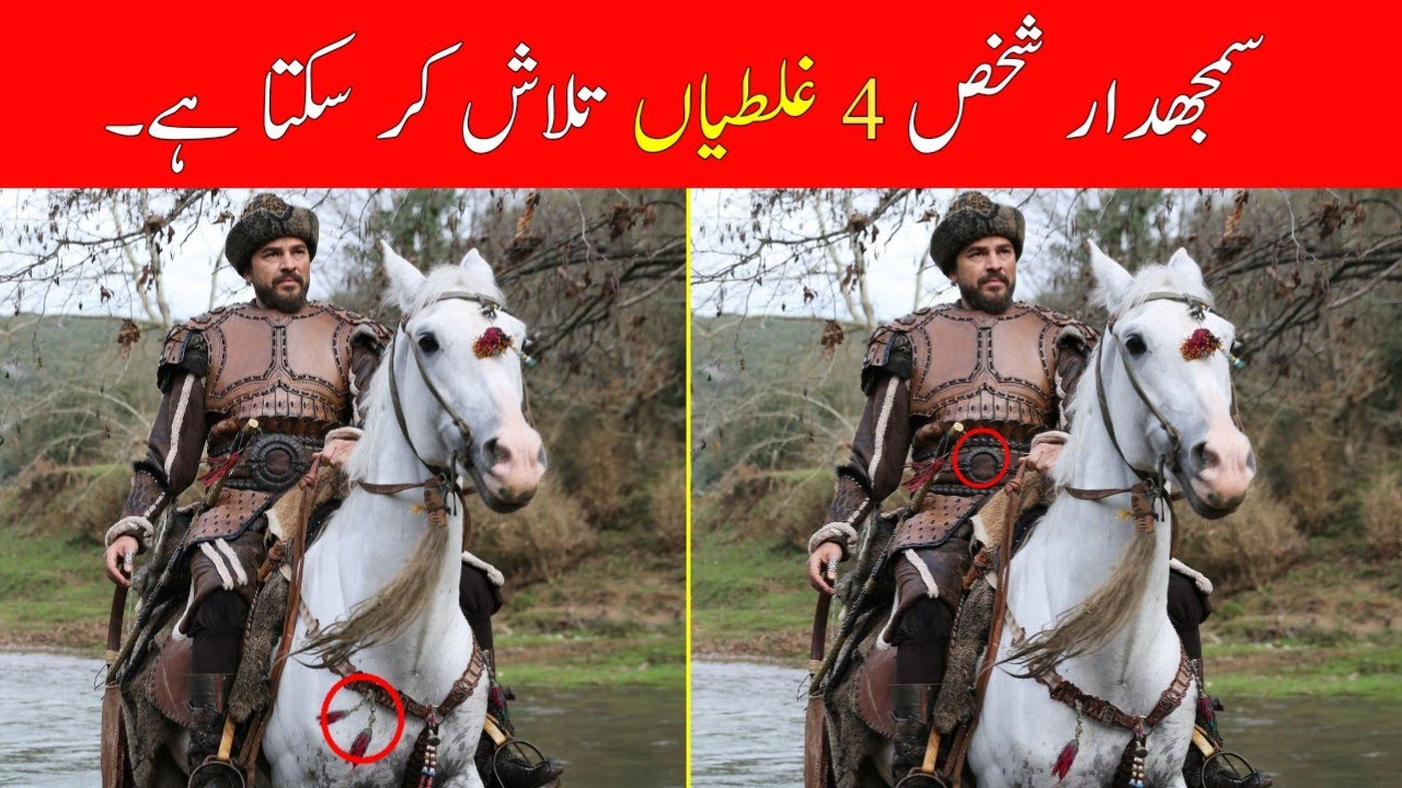 Ertugrul Ghazi puzzle game || Guess the difference game 💥
