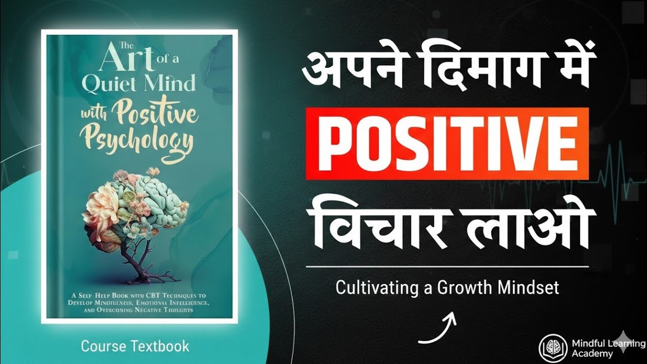 🌟The Art of a Quiet Mind with Positive Psychology | दिमाग में Positive Thoughts लाना सीखो |Audiobook