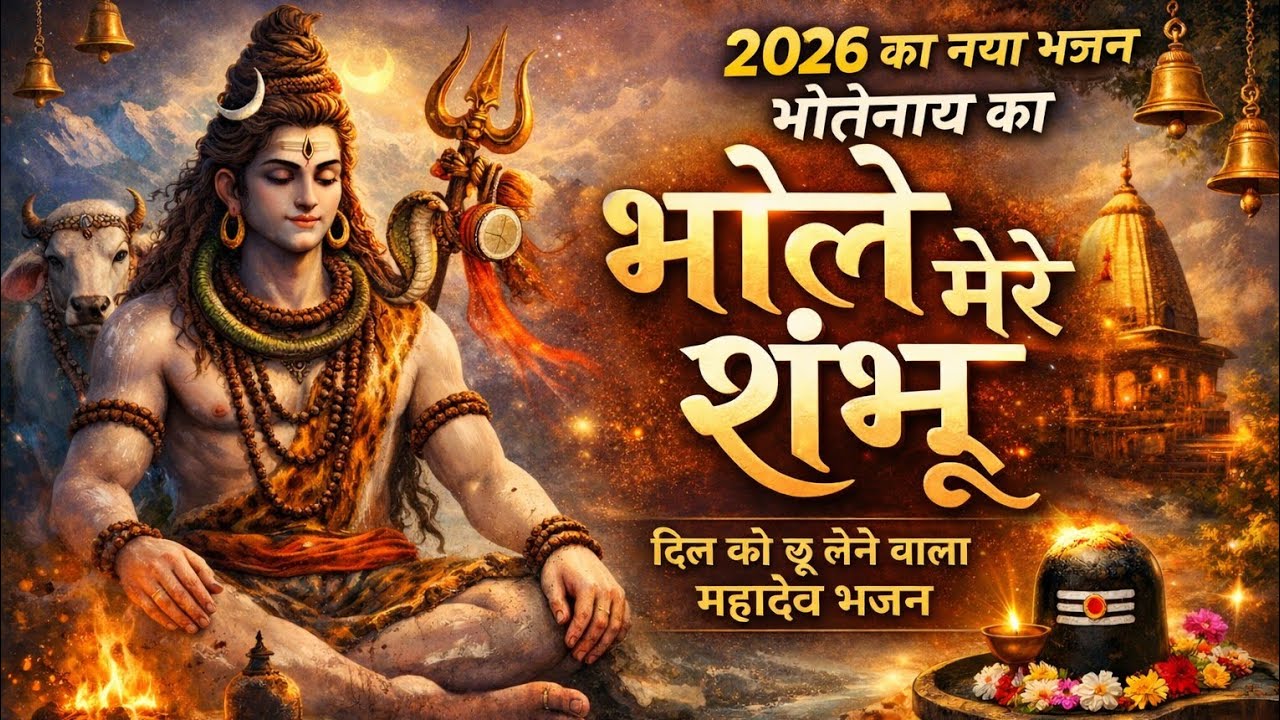 2026 का नया भोलेनाथ भजन | भोले मेरे शंभू | दिल को छू लेने वाला महादेव भजन,🚩🕉️🙏#viralbhajan#bholenath