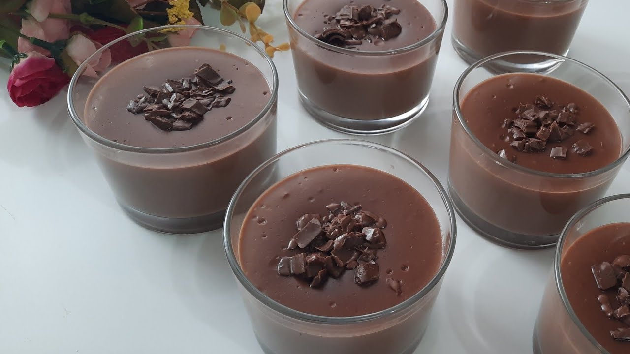 Puding me Çokollat.  Ëmbëlsir pa Pjek. Më të shishme nuk kam provuar