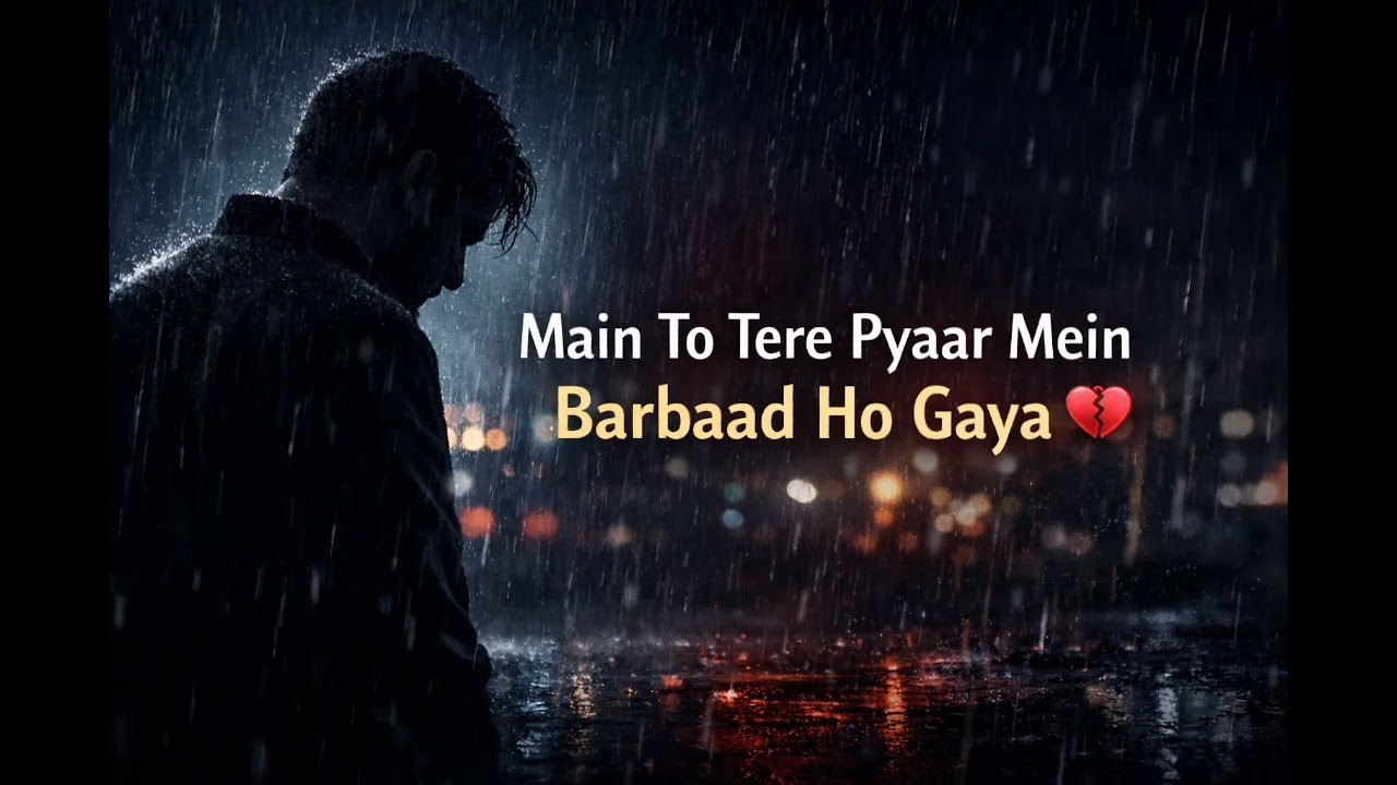 Main To Tere Pyaar Mein Barbaad Ho Gaya 💔 | Hindi Sad Song 2026 | Heartbreak Love Song
