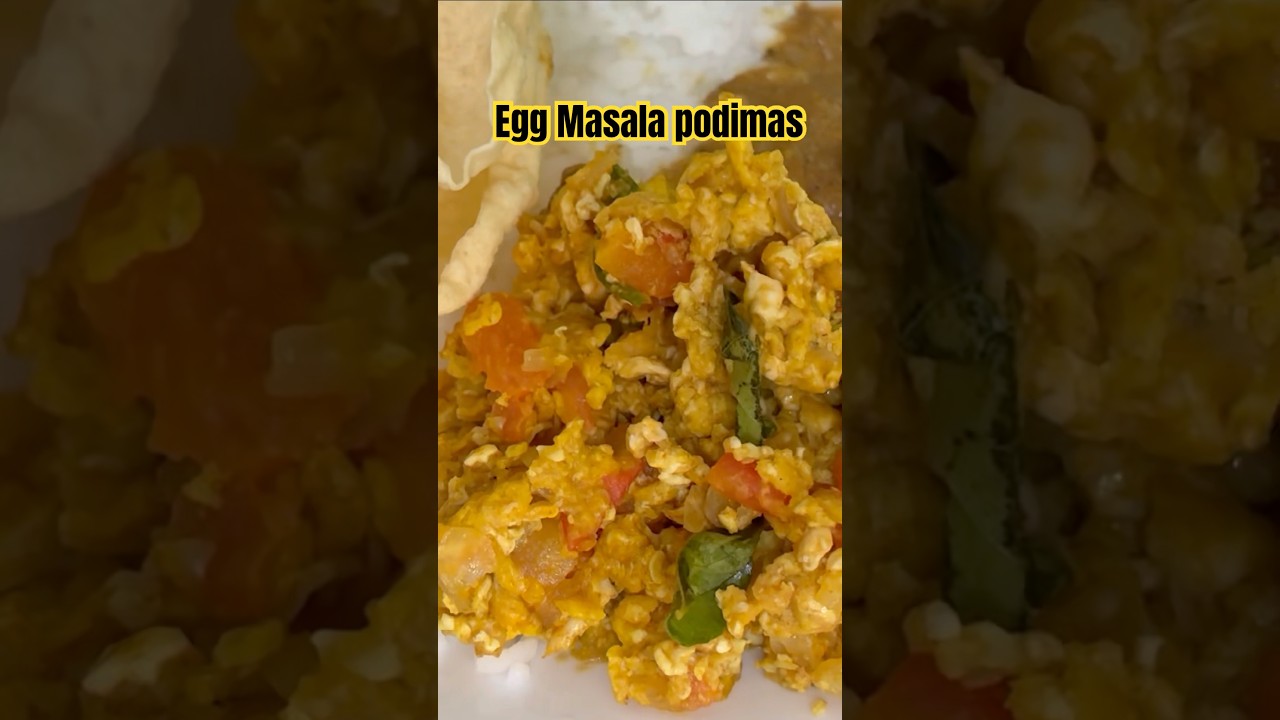 முட்டை மசாலா பொடிமாஸ் | Easy Egg Masala Podimas Recipe Tamil 