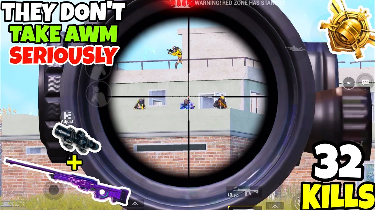 This is What Happens When You Don't Take AWM Seriously in PUBG MOBILE • (32 KILLS) • PUBGM (HINDI)