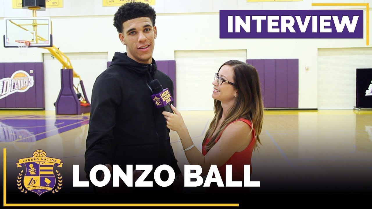 Lonzo Ball Interview With Lakers Nation