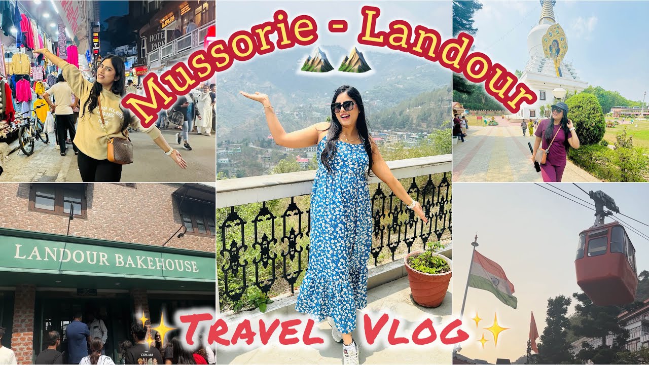 Weekend trip to Mussorie & Landour🚙Viral Landour Bakehouse🫢
