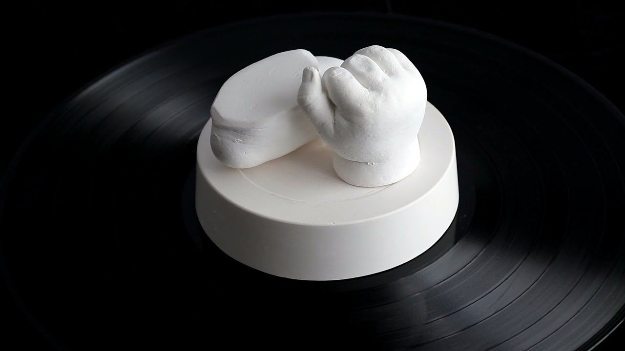 LifeCasting - completed baby hand and foot