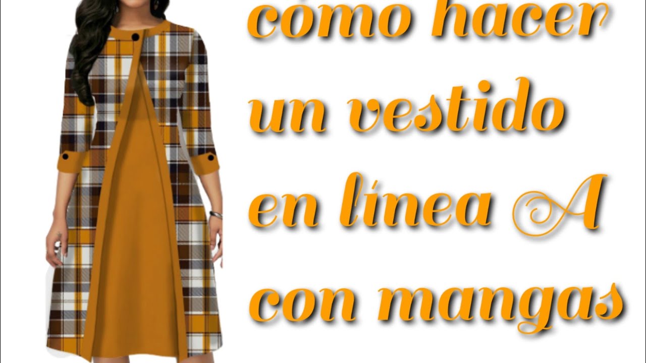Como hacer un vestido en linea A