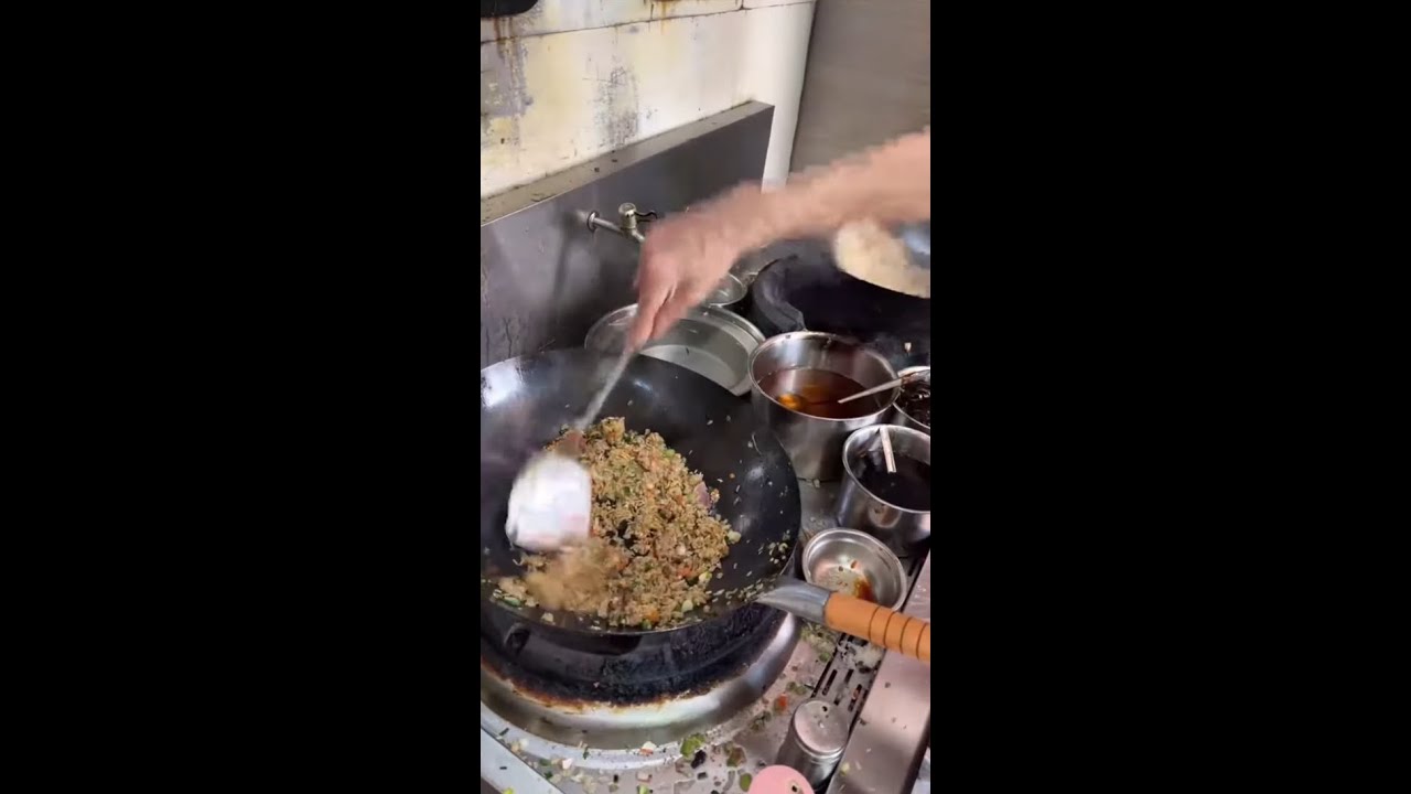 Chinese Fried Rice Livestream | Fixed Camera | Ambient Cooking Sounds Only