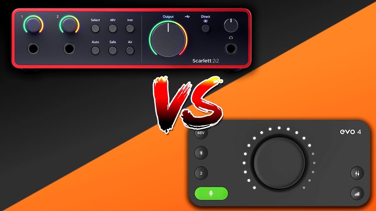 Focusrite Scarlett 2i2 против Audient Evo 4 // Что лучше?