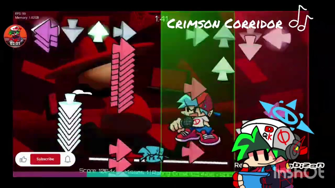 fnf crimson Corridor