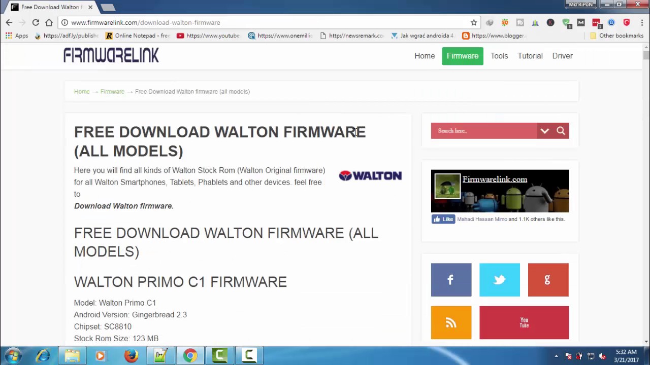 Free Download Walton Official latest Stock Firmware Rom (all Models) | Walton Flash File Download