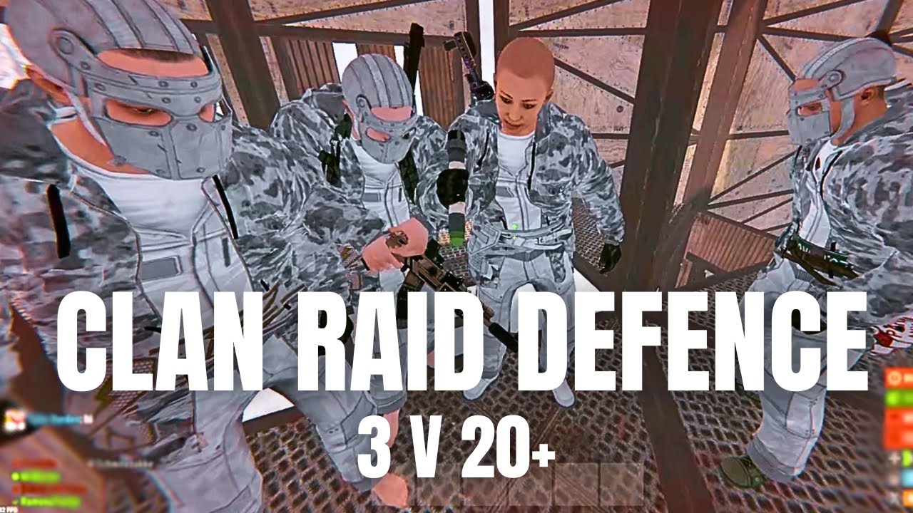 HOW WE GOT RAIDED BY 2 CLANS AT THE SAME TIME - RUST
