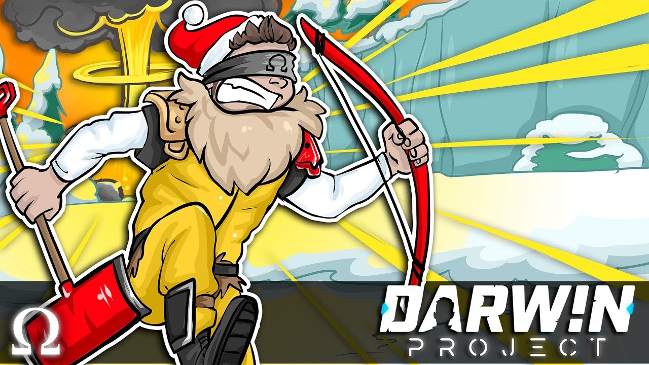 MAN VS NUKE, WINTER SURVIVAL ROYALE! | Darwin Project Multiplayer Survival / Battle Royale