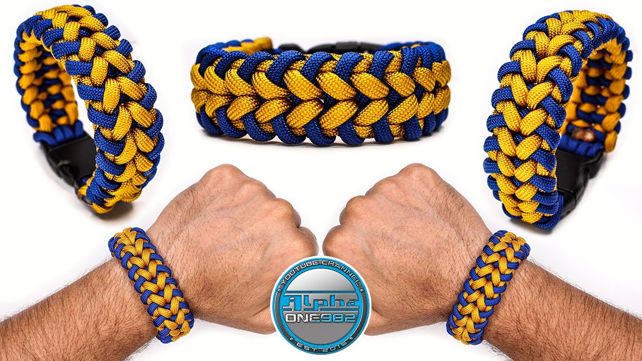 How to Make a Paracord Bracelet The Modified Turbine Blades Knot Tutorial