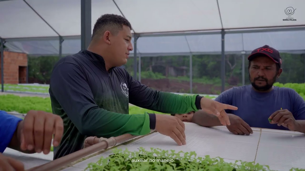 Projeto Jornada Serra Pelada inaugura Hidroponia Comunitária