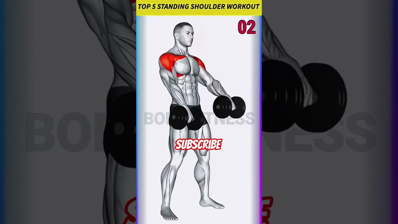 Top 5 Standing Shoulder Workout. . . . #tranding #shorts #standing #shoutouter #shoulderworkout