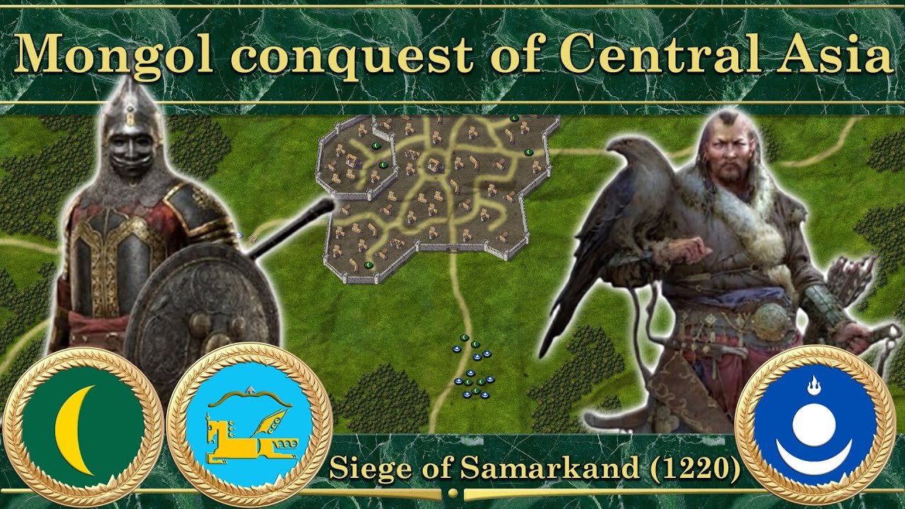 Mongol conquest of Central Asia. Siege of Samarkand (1220)