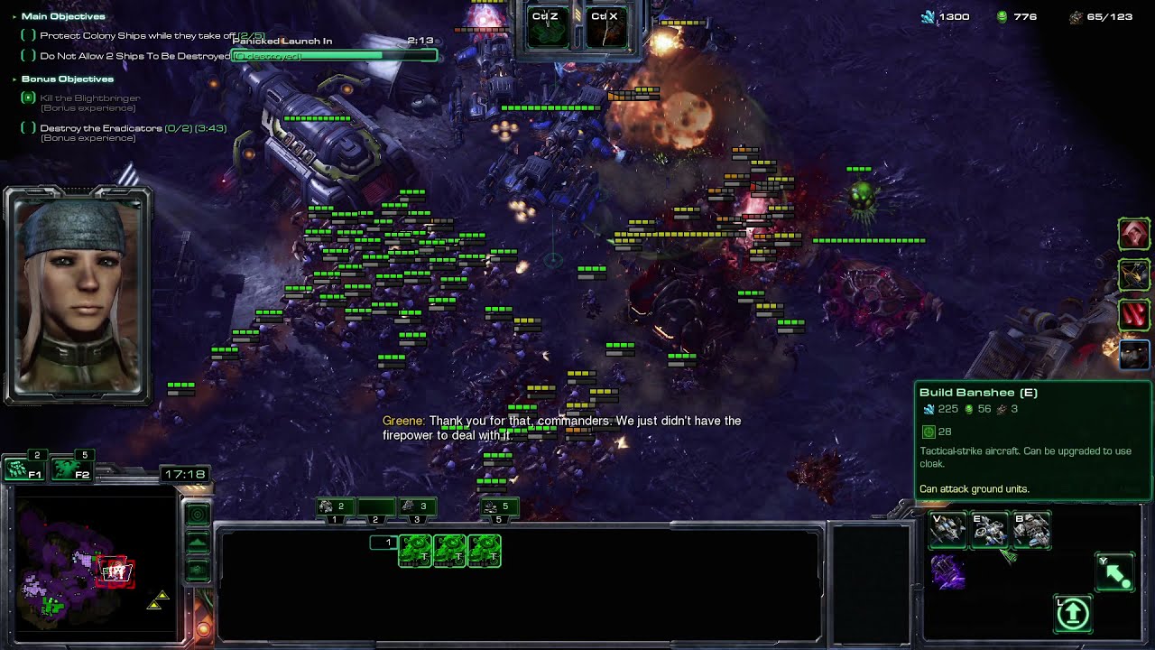 Raynor with Prestiges Rebel Raider - Brutal +: Obital Strike + Diffusion + Hardened Will