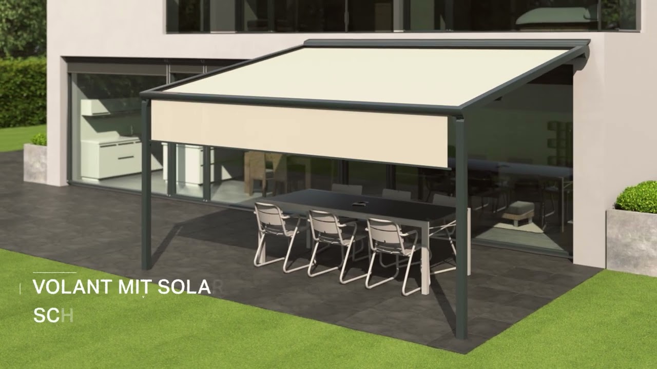 Pergolamarkise Brustor B128 &ndash; Eleganter Sonnenschutz f&uuml;r Terrasse & Garten | Ombrage Dresden
