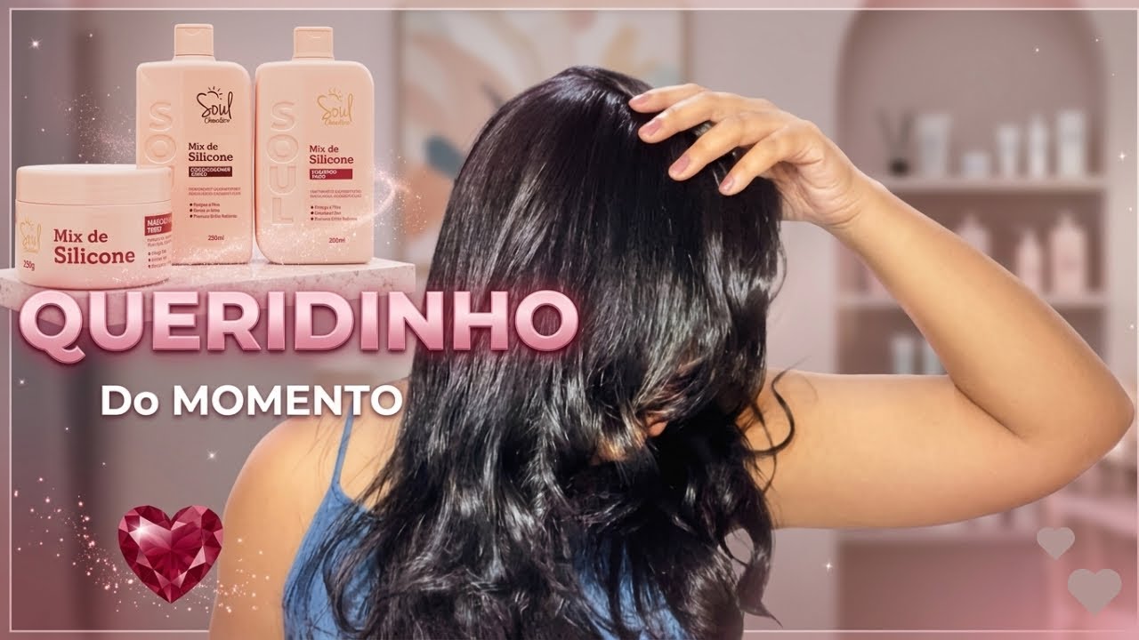 Adeus Frizz! O Segredo do Brilho Espelhado com Mix de Silicone Soul 💎