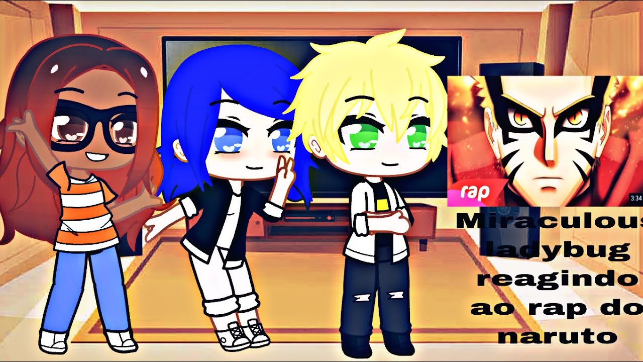 Miraculous ladybug reagindo ao rap do naruto (barion mod) #rapdonaruto #miraculousladybug  #naruto