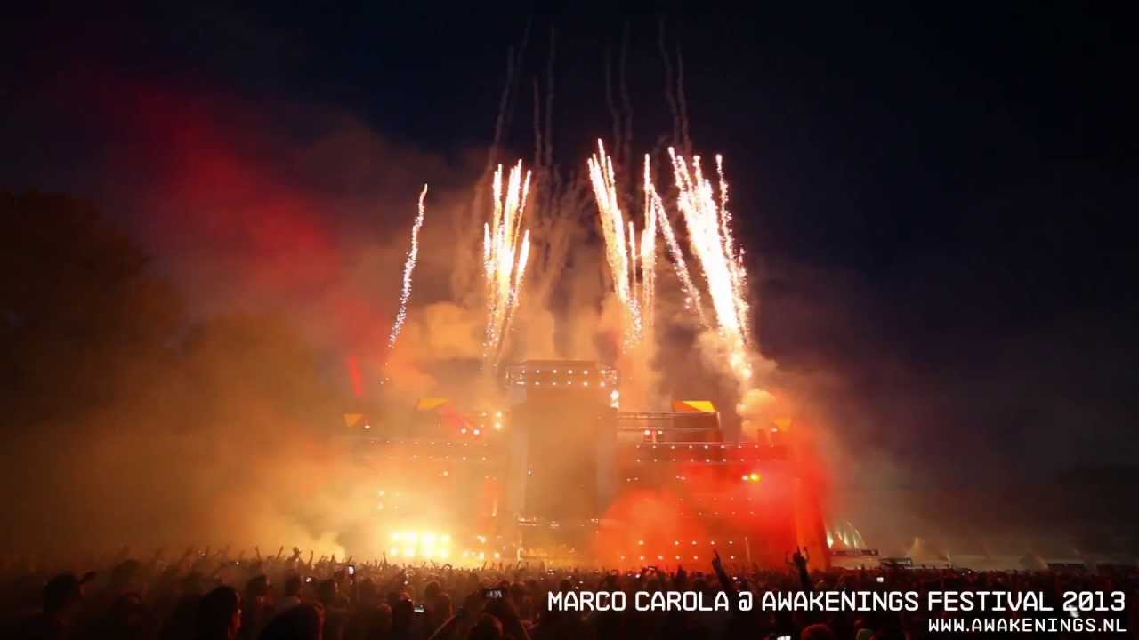 Marco Carola FIREWORKS @ Awakenings Festival 2013