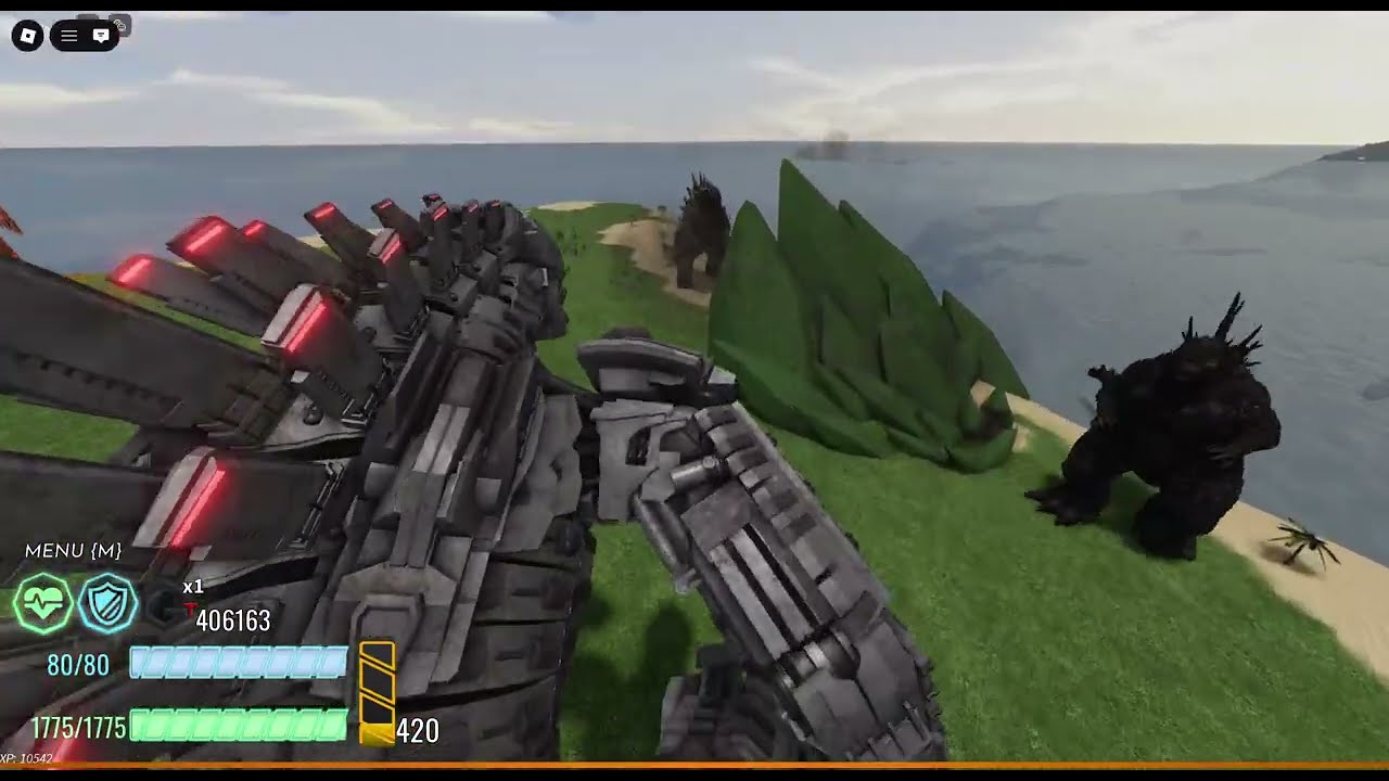 Jugando como Mecha Godzilla 2021 en kaiju arisen/ condegames32