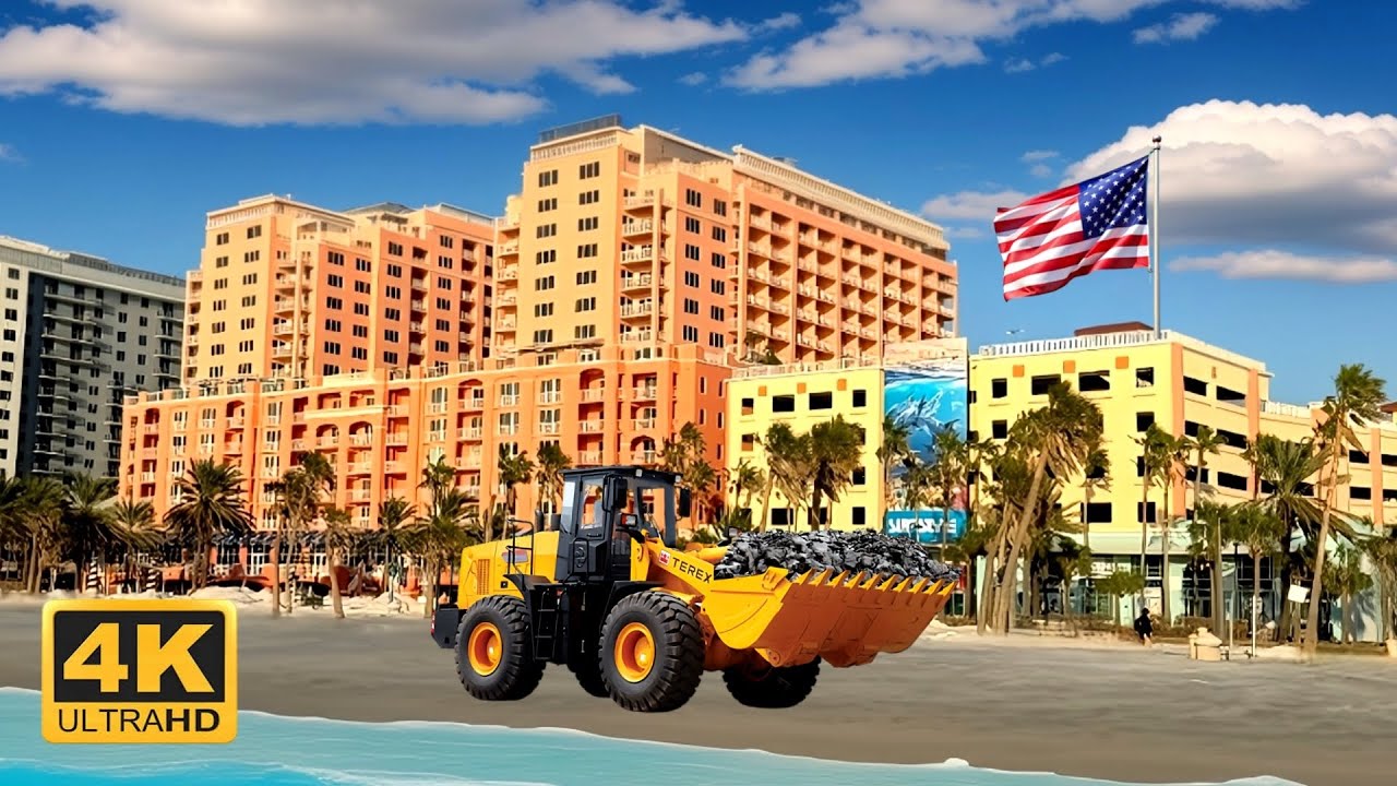🇺🇸Clearwater Beach, Florida 🏖️Indian shores, After Hurricane devastation 🌀