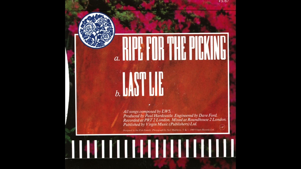 LW5 / LAST LIE / 1985 / B-SIDE / 7'' VINYL / 80'S