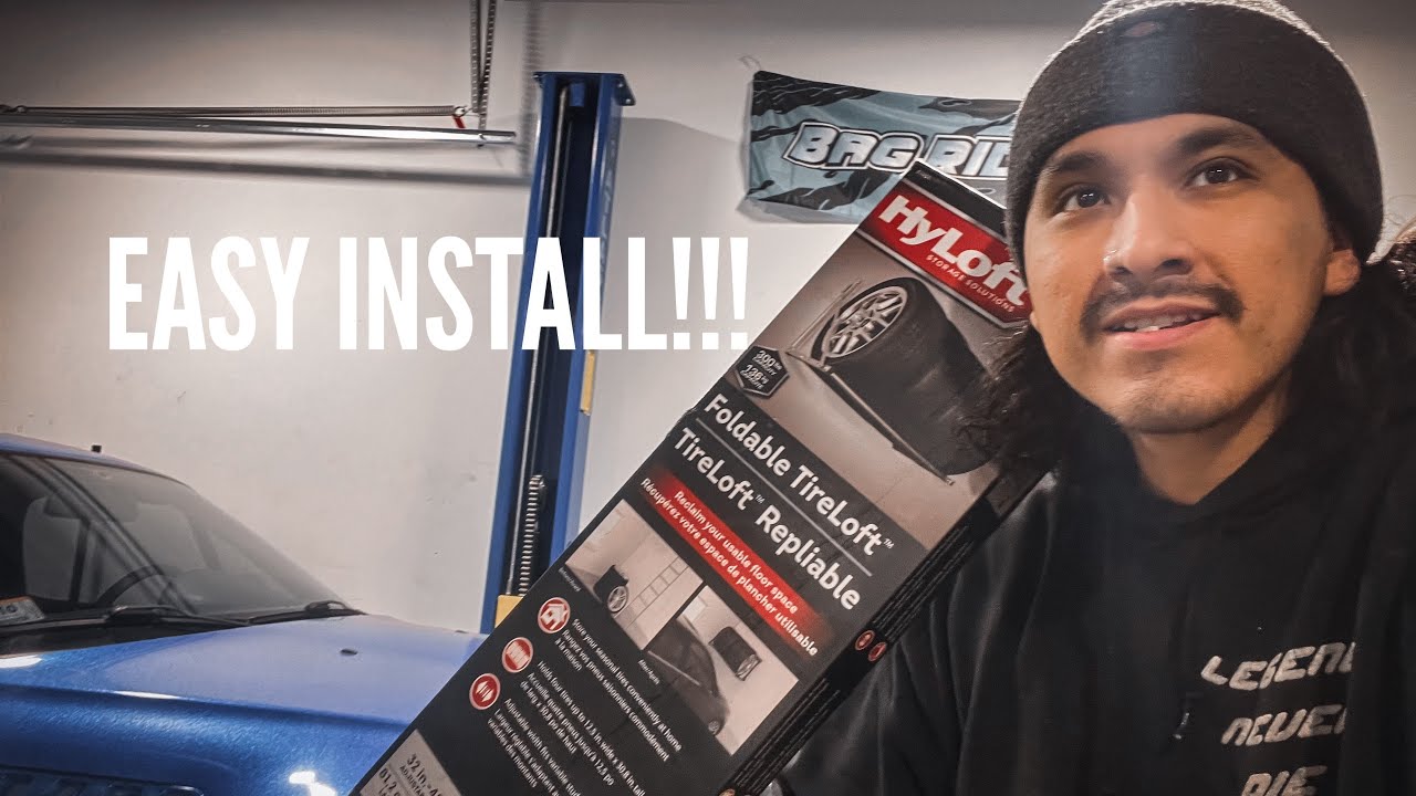 HyLoft Tire Rack Install!!