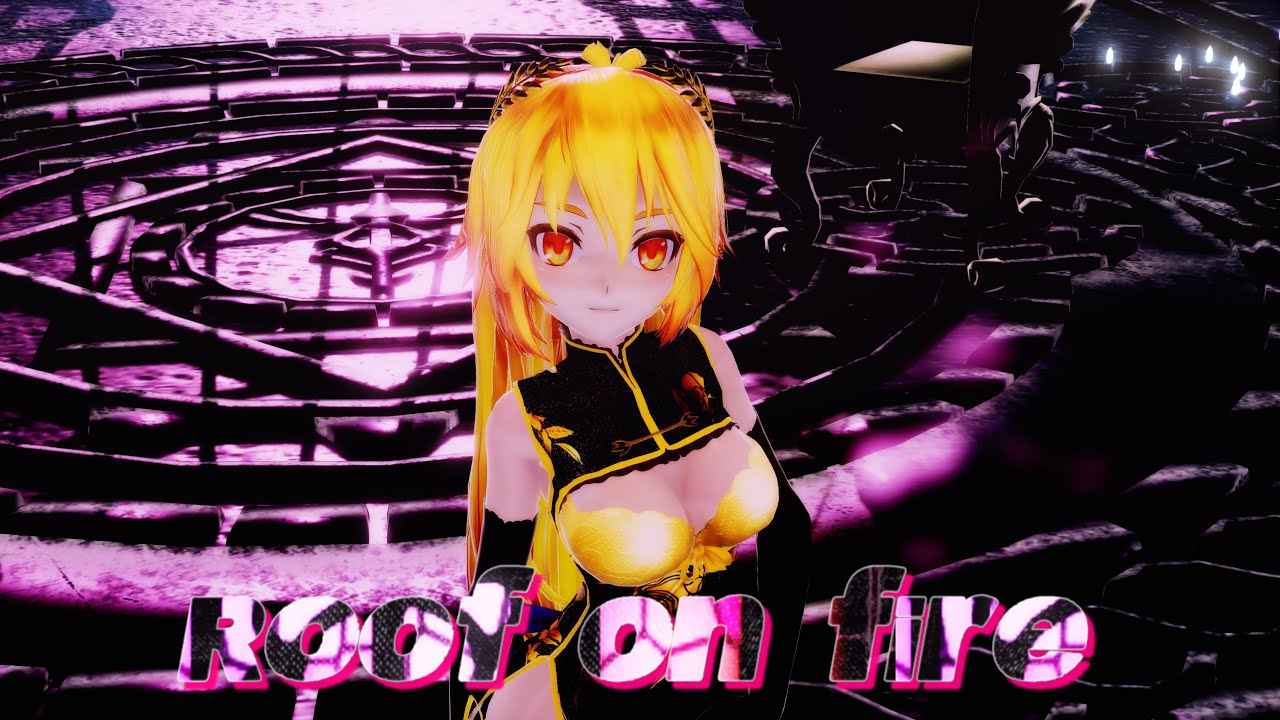≡MMD≡ Akita Neru - Roof on fire [4KUHD60FPS]