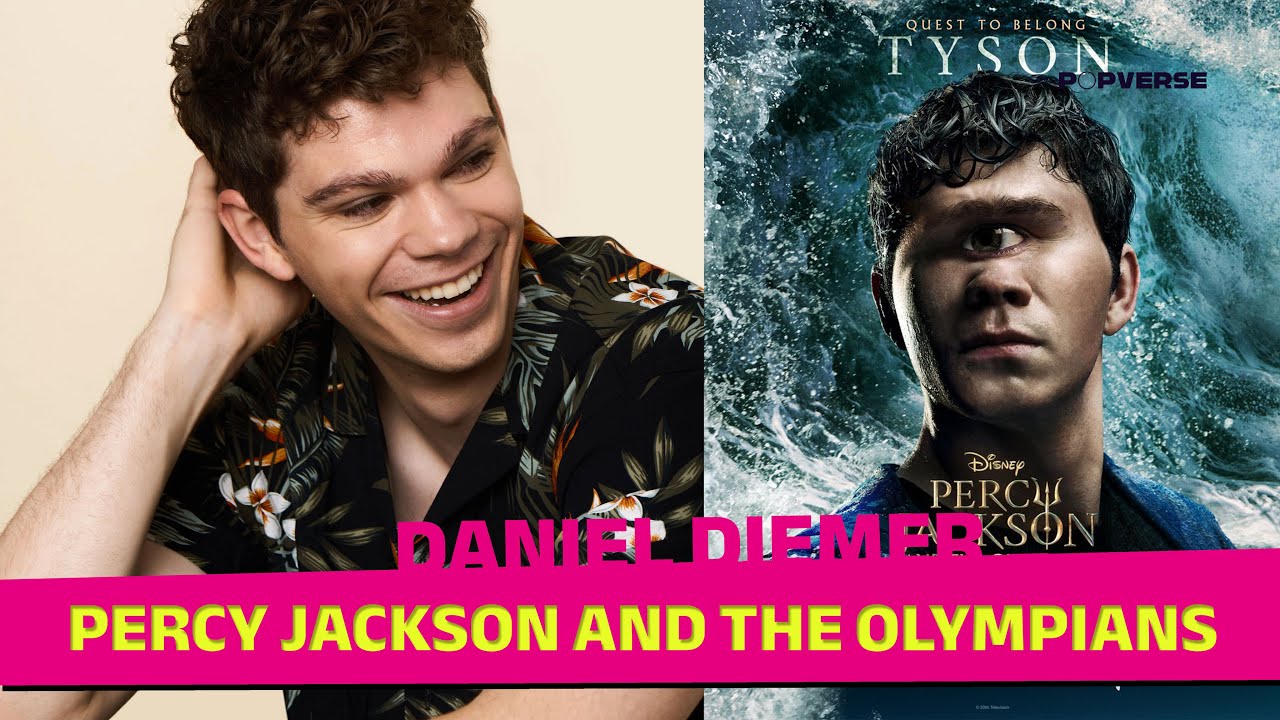 PERCY JACKSON season 2 breakout star DANIEL DIEMER on playing TYSON, his giant eye, and hockey!!