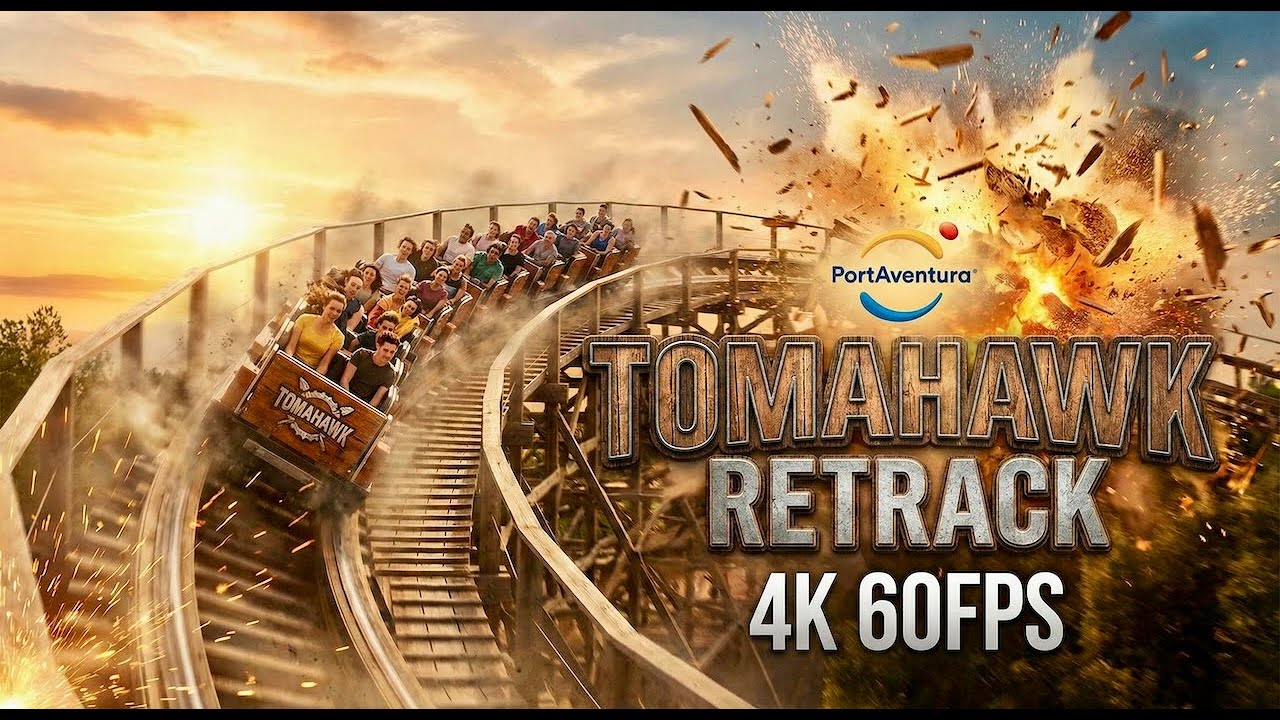 TOMAHAWK [Retrack] - 4K 60fps | POV PortAventura