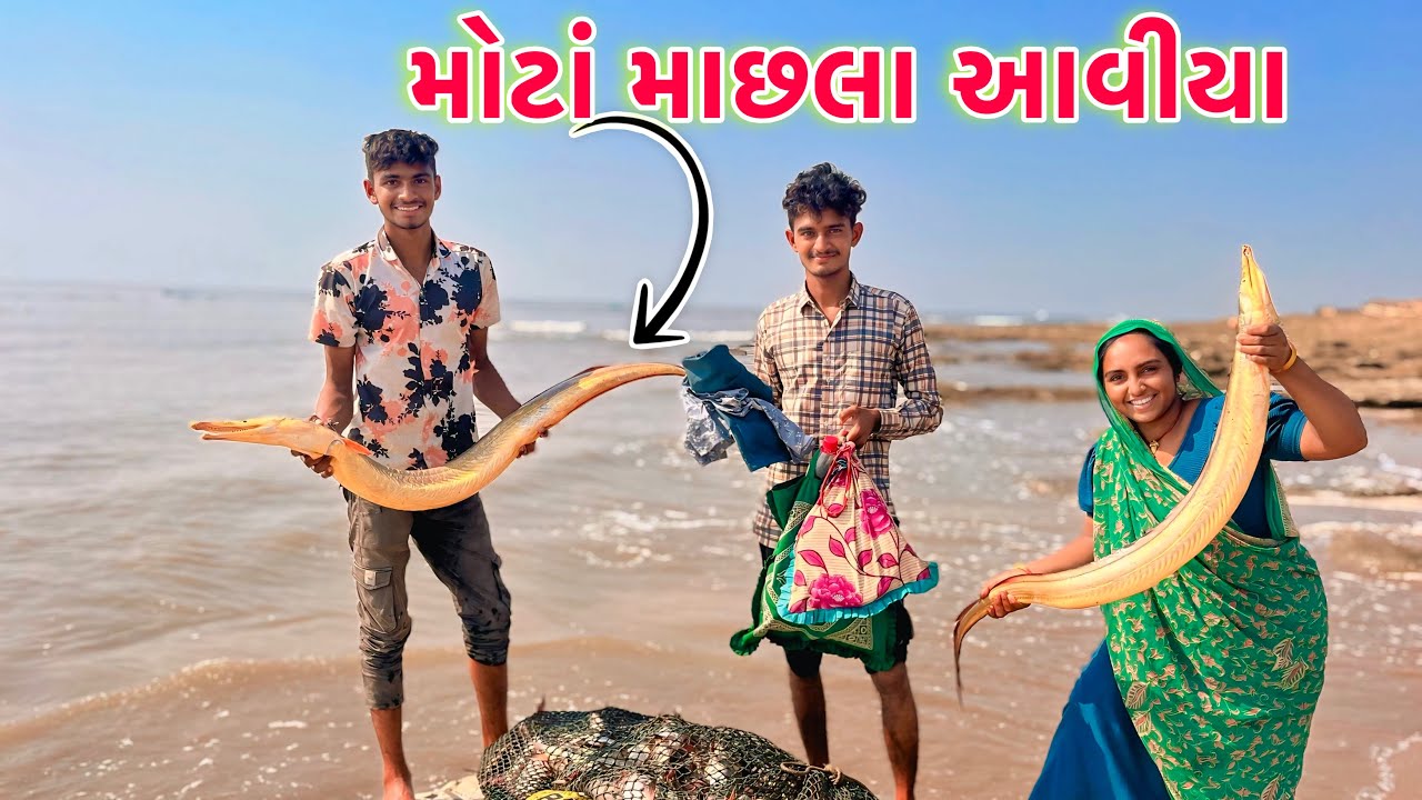 આજે તો માછલા લેવાં ગયા 😳 અને મોટા માછલા આવીયા 😱