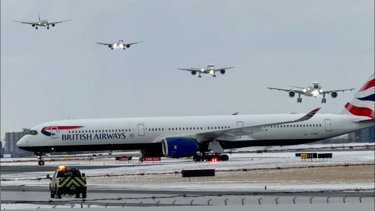 Heavy Jets Parade at Toronto Pearson | A350, 787, A330 & More