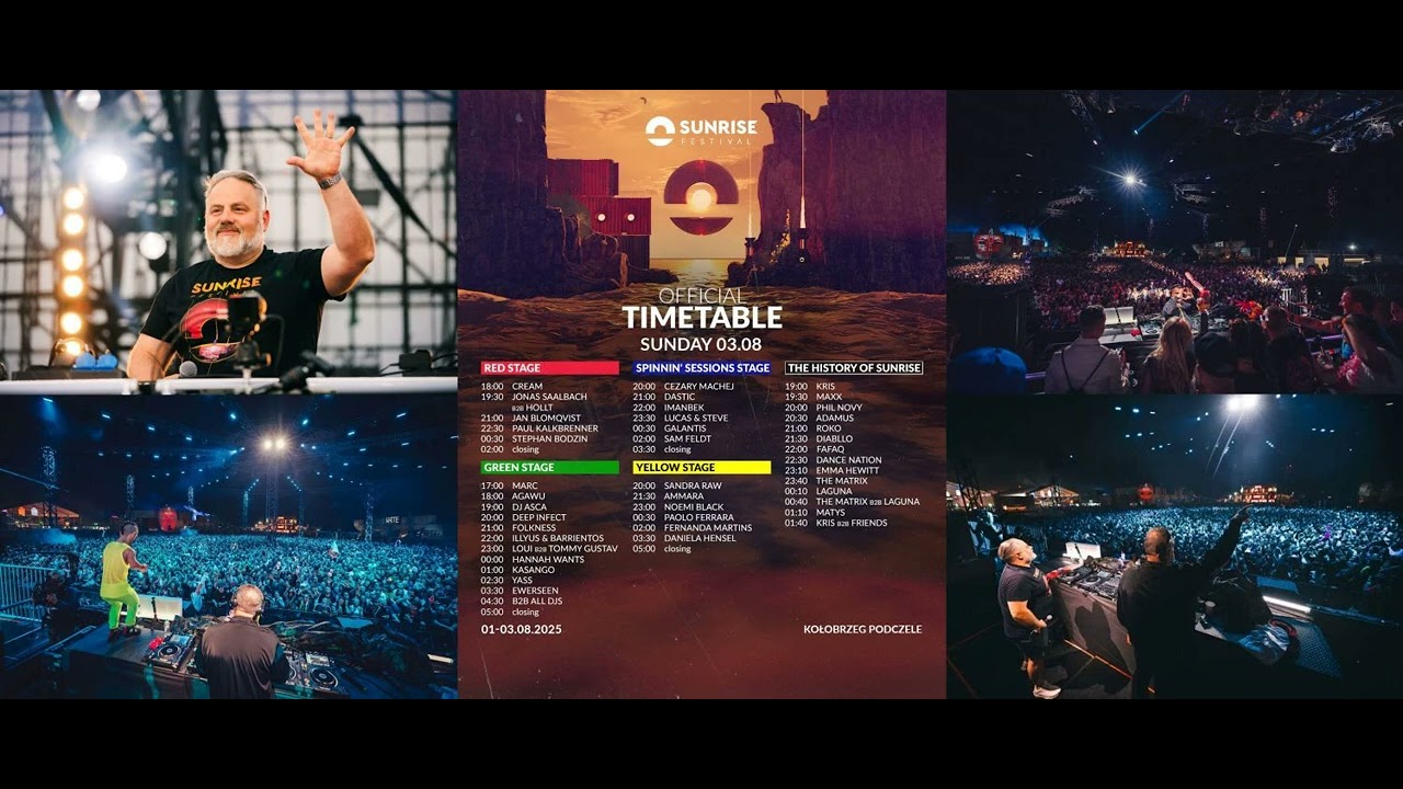 🌞 SUNRISE FESTIVAL 2025 - DJ.KRIS 🦩 MATYS 🦩 THE HISTORY OF SUNRISE STAGE 🌞