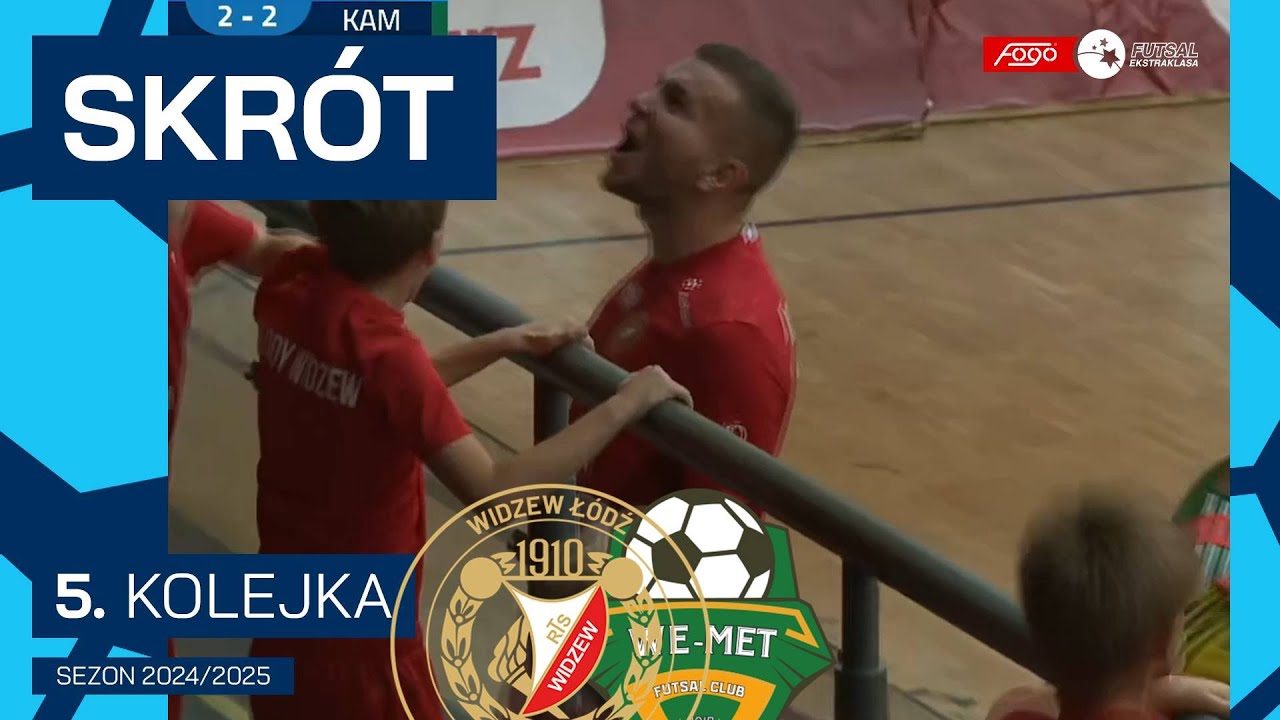 Widzew Łódź - We-Met Kamienica Królewska 3:2 | SKRÓT | 5. kolejka (2024/25)