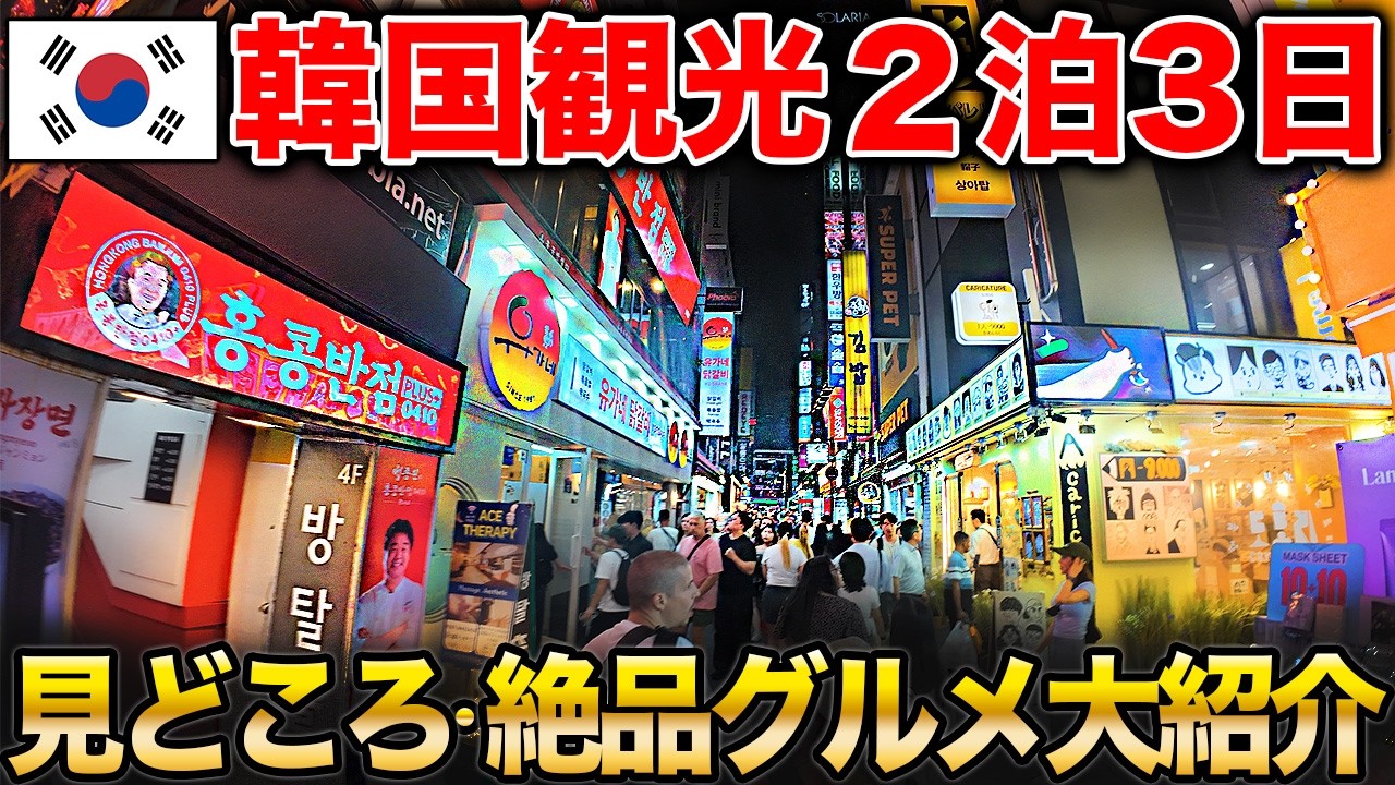 【韓国ソウル観光】絶品グルメが溢れるソウルに２泊3日で行ったら何もかもが凄すぎた！