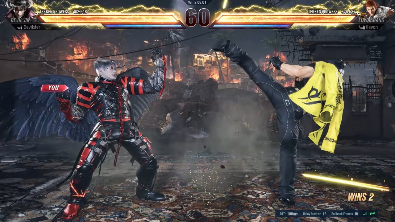 Even Hwoarang Players Stop When DevilJin Goes Crazy!