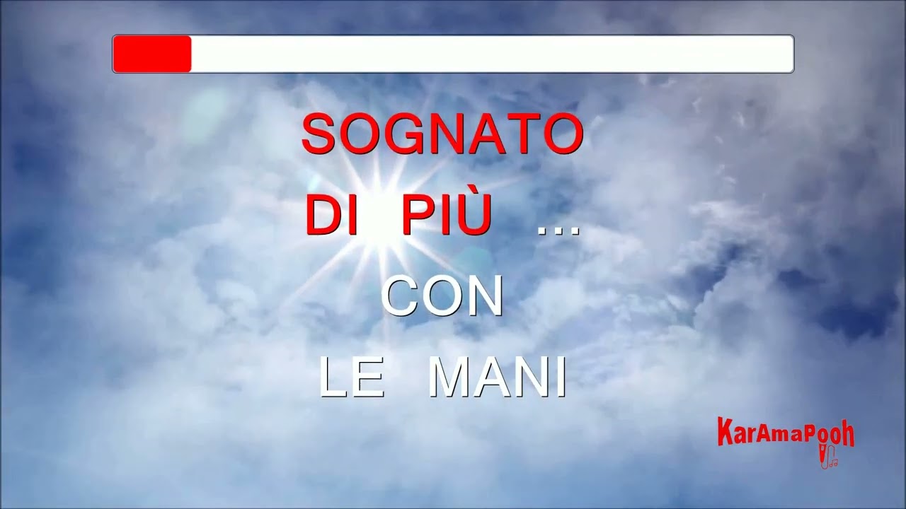 GRANDI SPERANZE - KARAOKE POOH