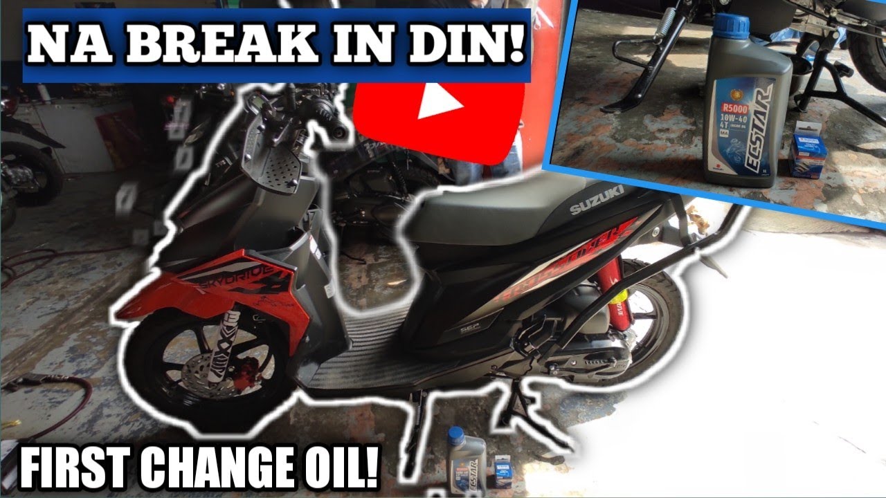 SUZUKI SKYDRIVE CROSSOVER FIRST CHANGE OIL! NATAPOS DIN I-BREAK IN