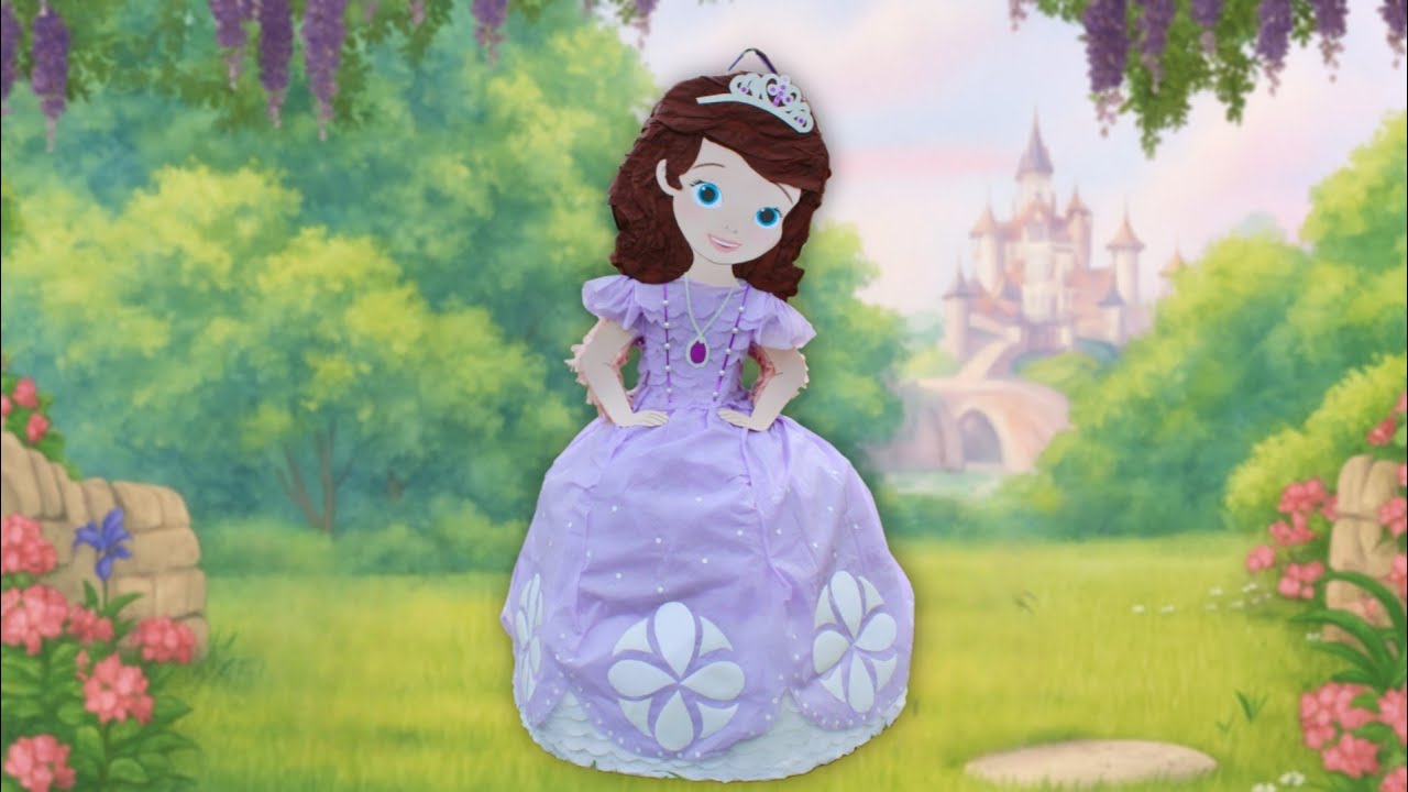 PIÑATA PRINCESITA SOFÍA 3D Y 2D | Baby Cholita