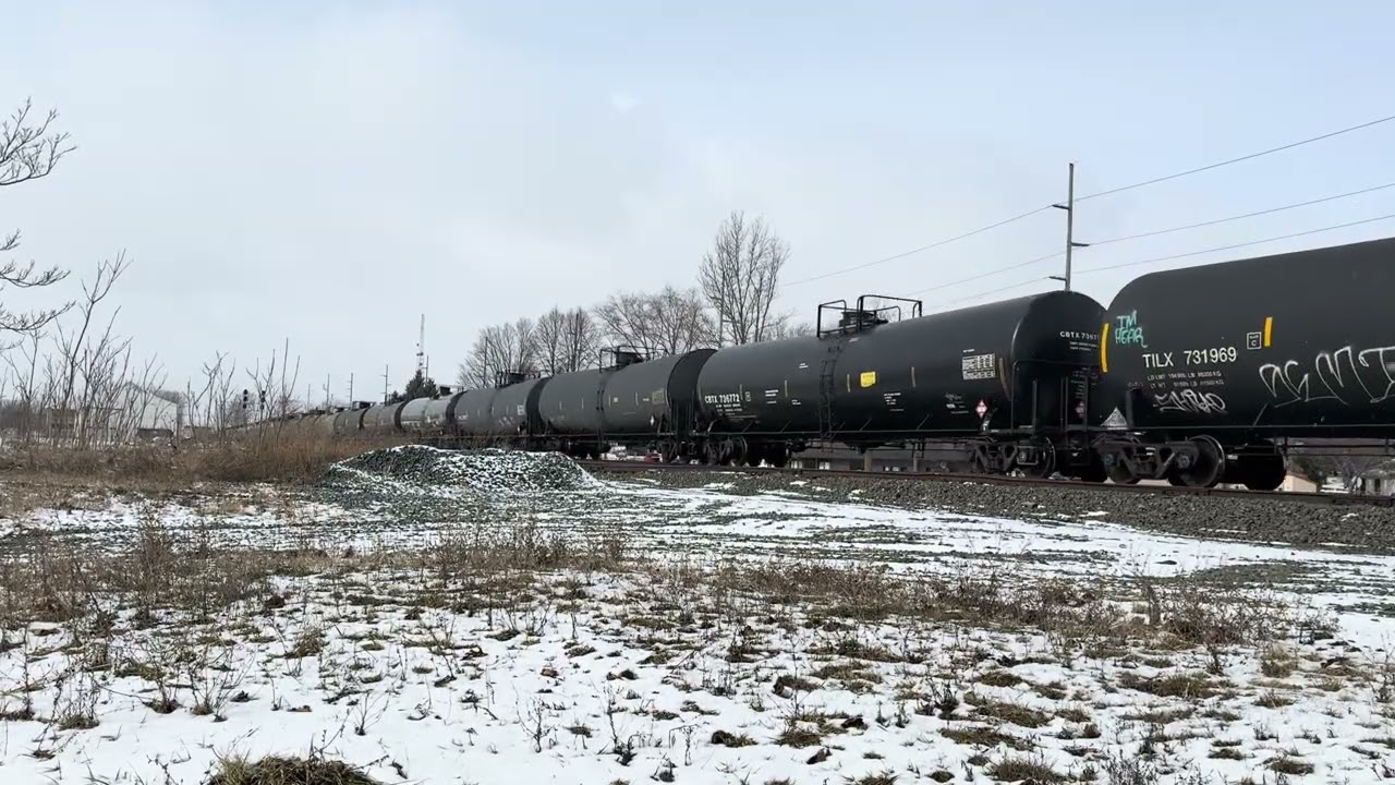 NS Tanker Train - Wauseon, Ohio (2/22/26)